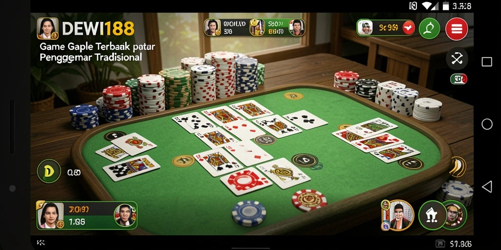 Tampilan gameplay seru di DEWI188 dengan teman-teman.