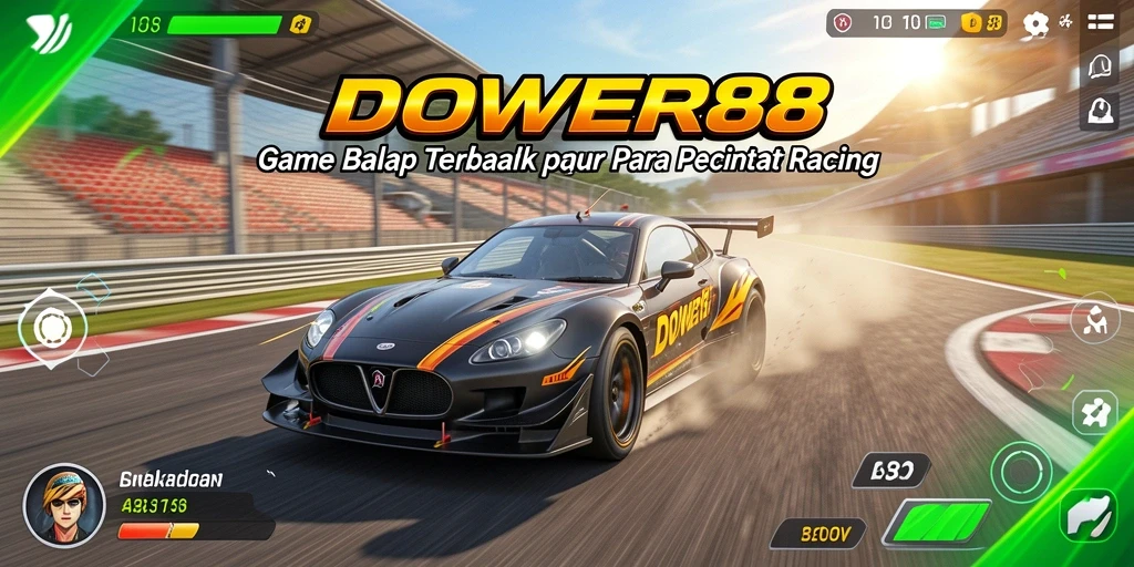 Tampilan utama gameplay DOWER88 yang seru dan mendebarkan.