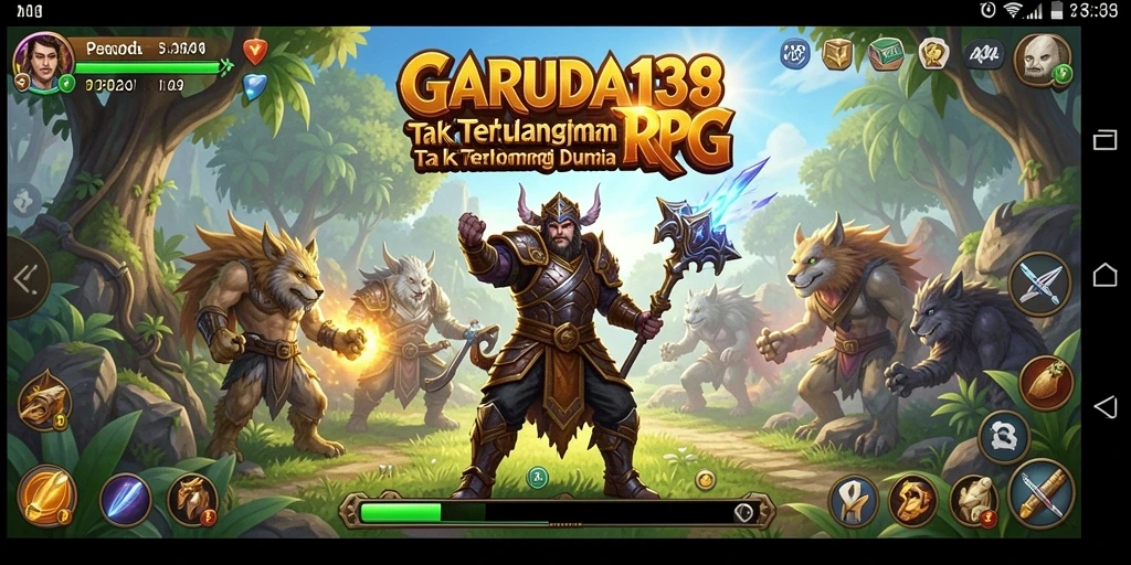 Screenshot menampilkan karakter dalam pertempuran epik di GARUDA138.