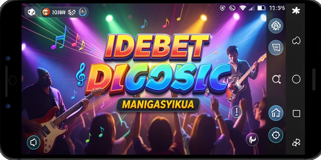 Tampilan gameplay IDEBET yang seru dan interaktif di layar utama.