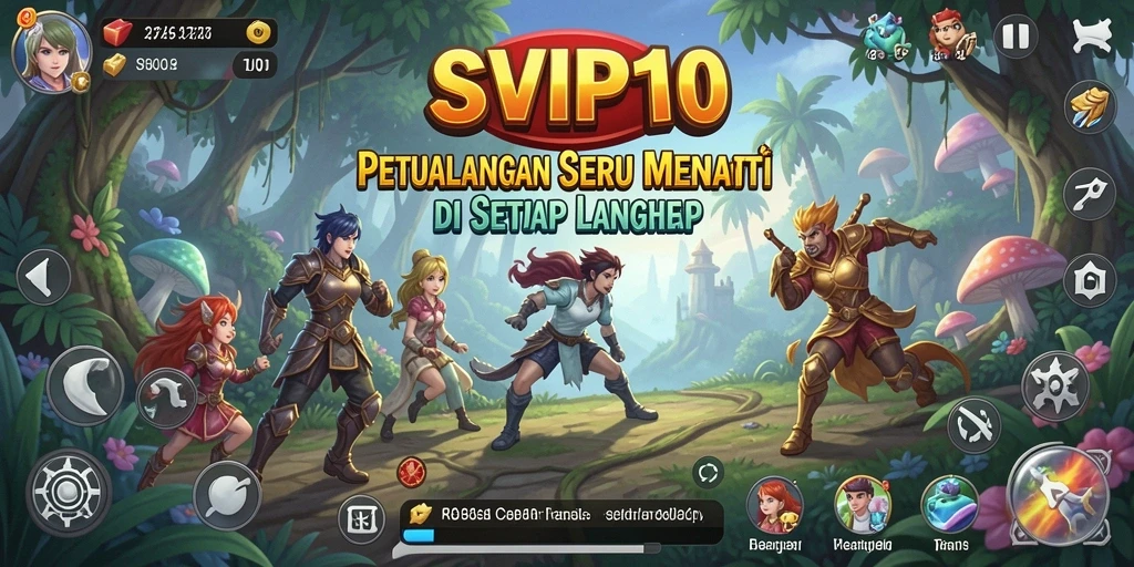 Screenshot gameplay SVIP10 menampilkan petualangan epik dan aksi mendebarkan.